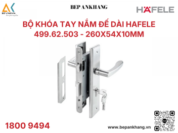Bộ khóa tay nắm đế dài Hafele 499.62.503
